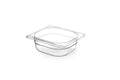 Gastronorm-Behälter 1/6, HENDI, GN 1/6, 1L, Transparent, 176x162x(H)65mm