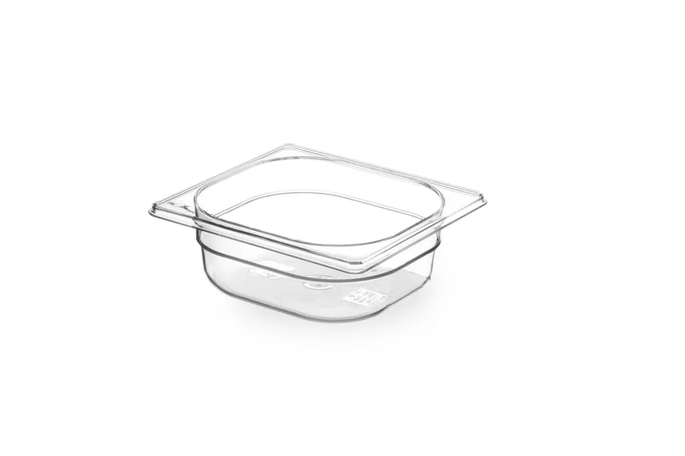 Gastronorm-Behälter 1/6, HENDI, GN 1/6, 1L, Transparent, 176x162x(H)65mm