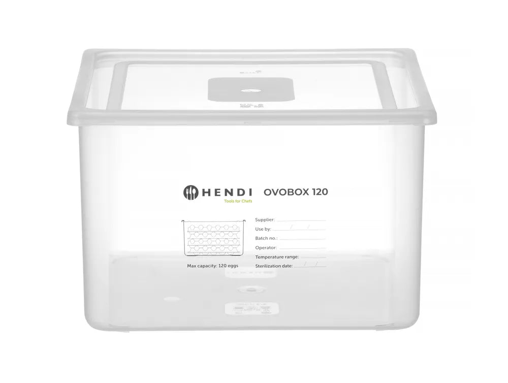 Eierbehälter HENDI OVOBOX 120, HENDI, GN 2/3, 18L, 355x325x(H)200mm, Rechteckig