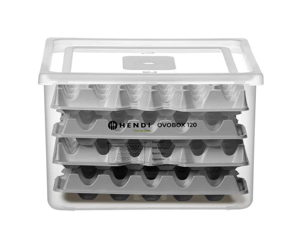 Eierbehälter HENDI OVOBOX 120, HENDI, GN 2/3, 18L, 355x325x(H)200mm, Rechteckig