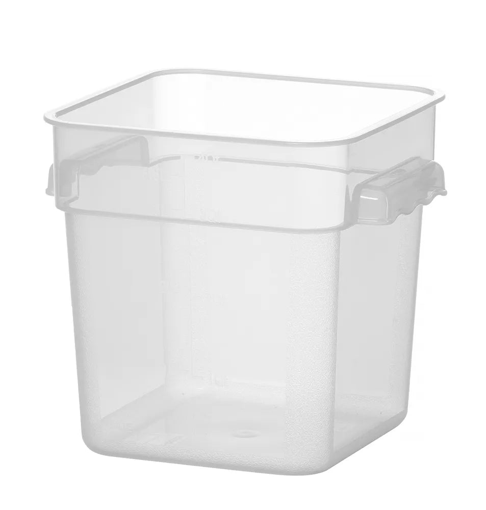 Lebensmittelbehälter mit Skala, HENDI, 3,8L, 190x190x(H)180mm