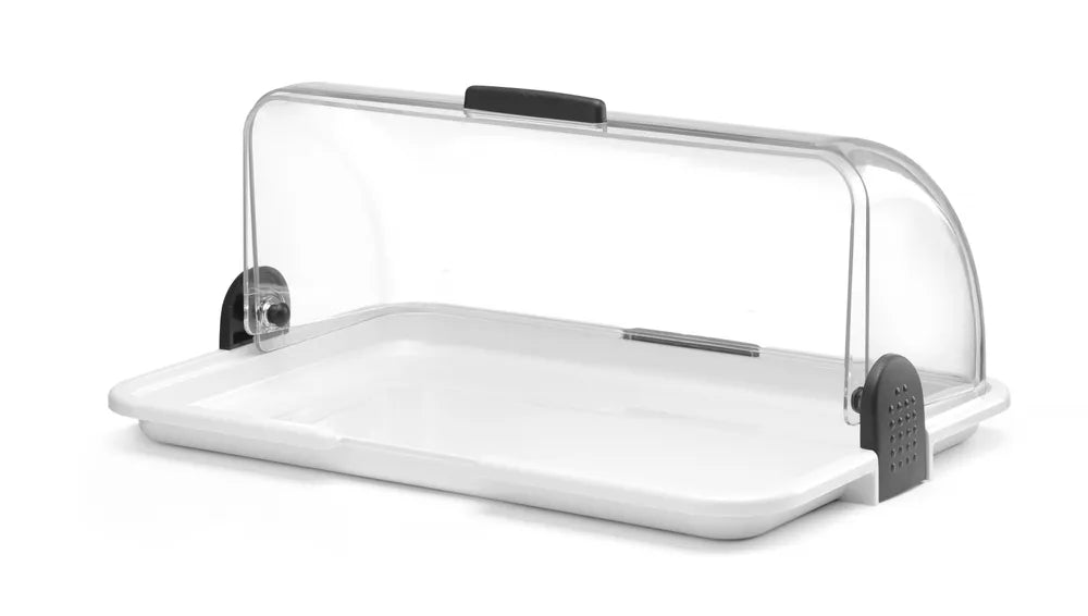 Rolltop-Display, HENDI, Weiß, 465x315x(H)195mm, Rechteckig