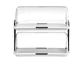 Rolltop-Display, HENDI, Weiß, 475x325x(H)415mm, Rechteckig