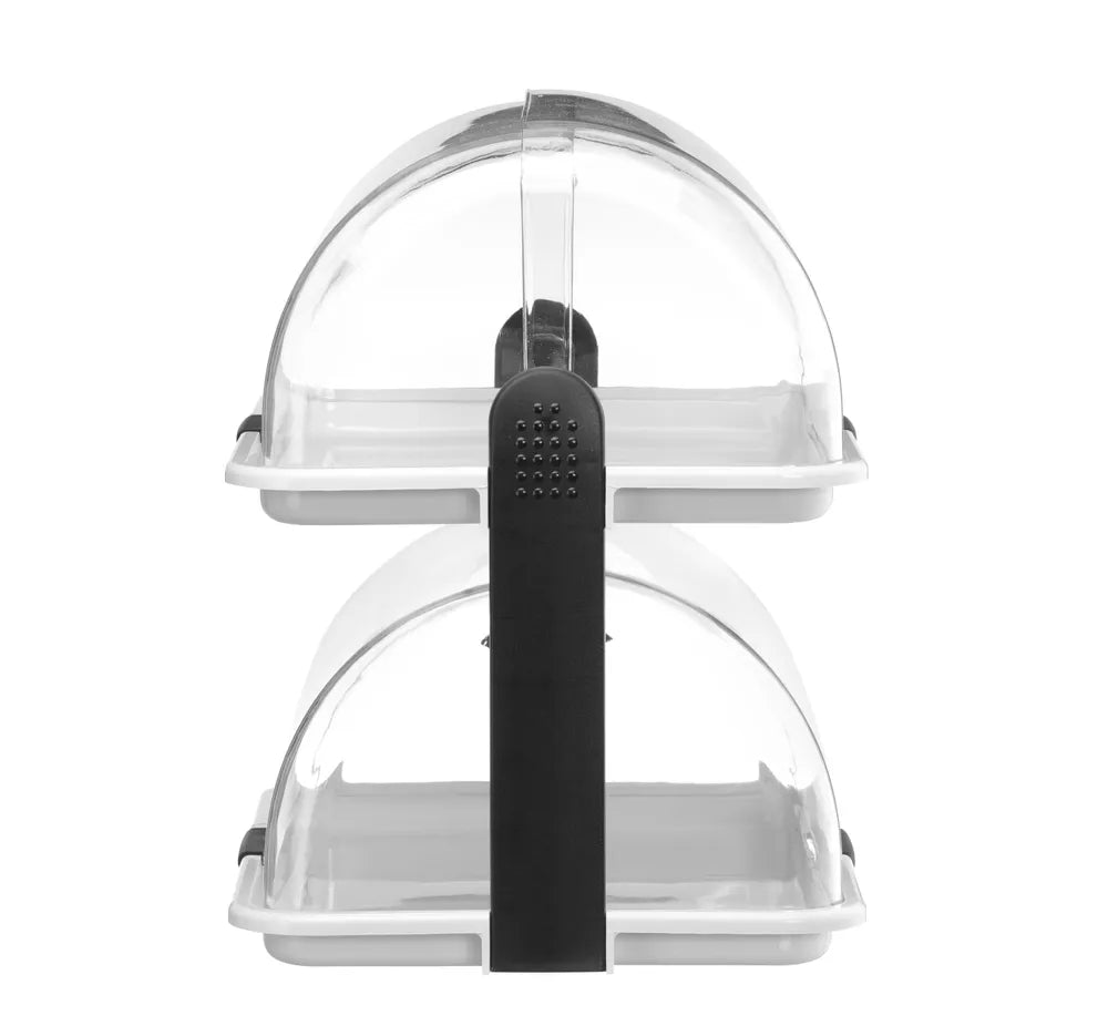 Rolltop-Display, HENDI, Weiß, 475x325x(H)415mm, Rechteckig