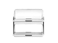 Rolltop-Display, HENDI, Weiß, 380x260x(H)355mm, Rechteckig