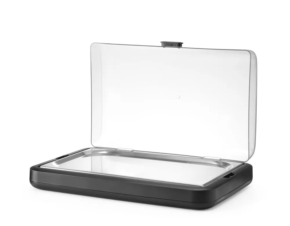Kühldisplay UNIQ, HENDI, designed by Robert Bronwasser, GN 1/1, Beige, 593x389x(H)147mm, Rechteckig