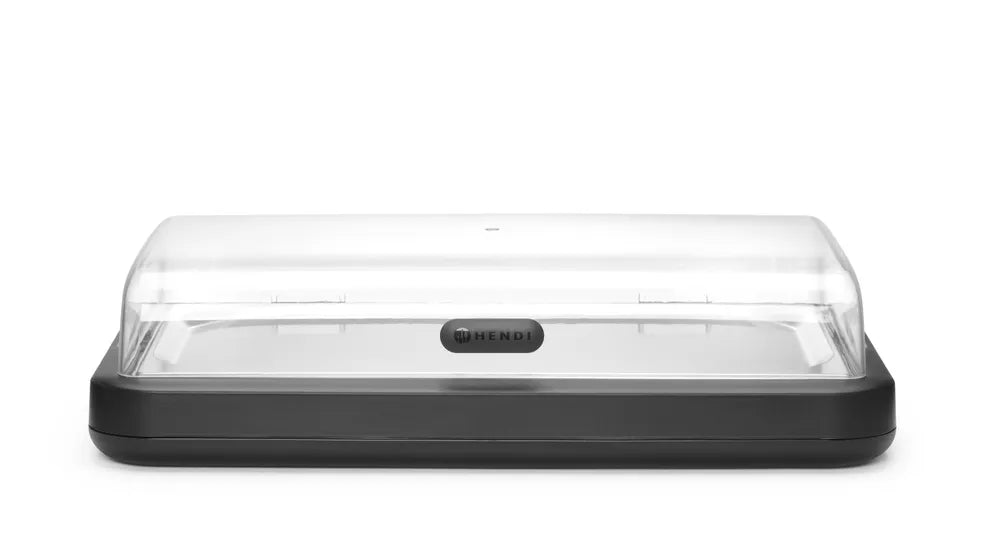 Kühldisplay UNIQ, HENDI, designed by Robert Bronwasser, GN 1/1, Beige, 593x389x(H)147mm, Rechteckig