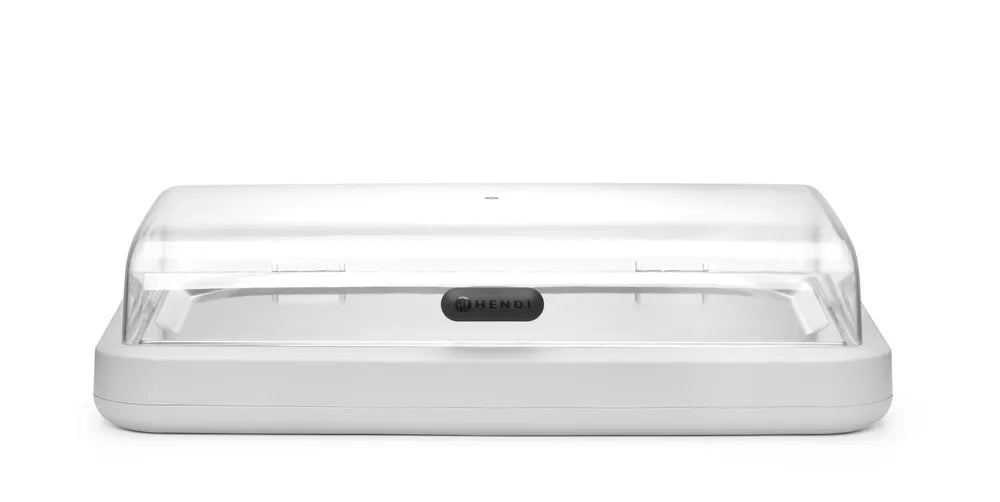 Kühldisplay UNIQ, HENDI, designed by Robert Bronwasser, GN 1/1, Weiß, 593x389x(H)147mm, Rechteckig