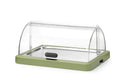 Rolltop Kühldisplay Duo UNIQ, HENDI, designed by Robert Bronwasser, Einzel, Grün, 460x355x(H)220mm, Rechteckig