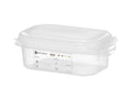 GN 1/9 Behälter, Polypropylen, HENDI, GN 1/9, 0,6L, Transparent, 176x108x(H)65mm, Rechteckig