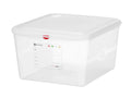 GN 2/3 Behälter, Polypropylen, HENDI, GN 2/3, 19L, Transparent, 354x325x(H)200mm, Rechteckig