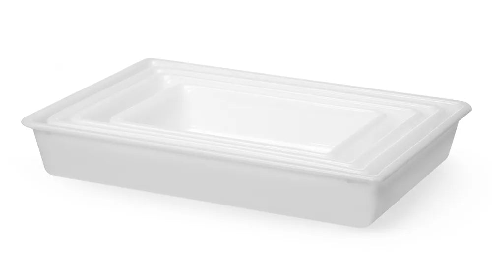 Vorbereitungsschale, HENDI, 12L, Weiß, 535x385x(H)85mm