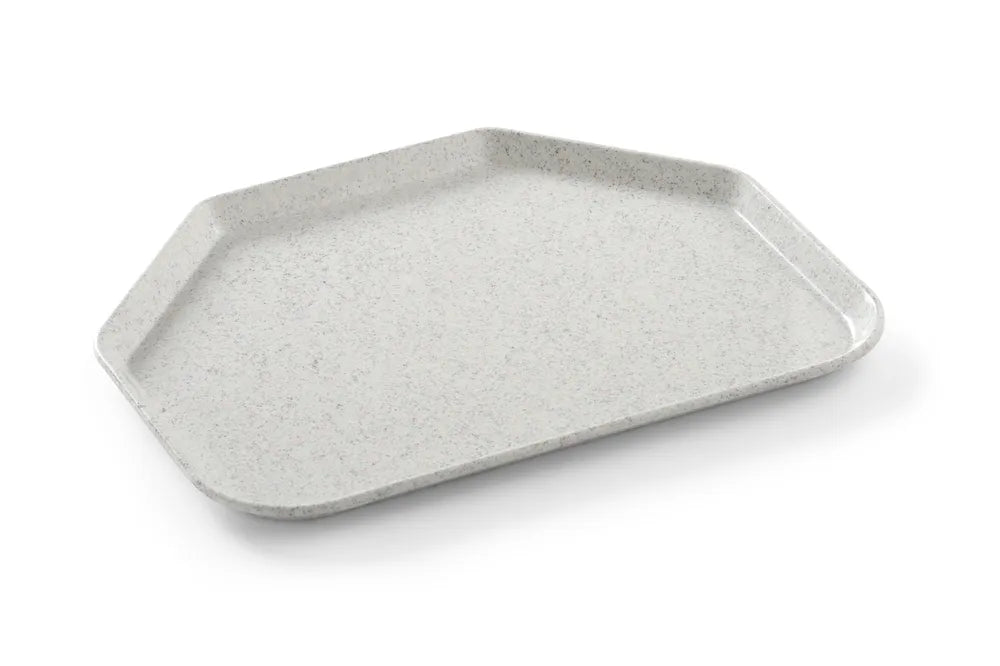 Tablett, trapezförmig , AmerBox, Granit, 455x355mm