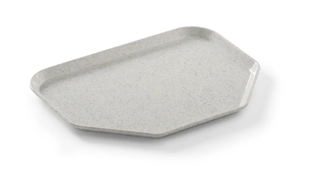 Tablett, trapezförmig , AmerBox, Granit, 455x355mm