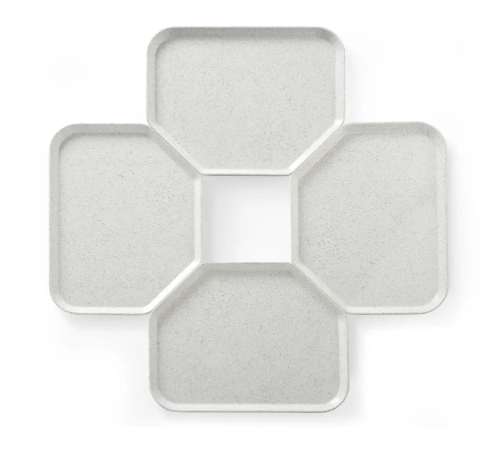Tablett, trapezförmig , AmerBox, Granit, 455x355mm
