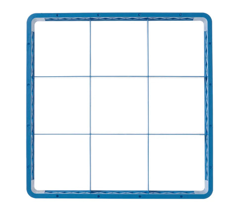 Aufsatz für Geschirrspülkorb, HENDI, 9 Fächer 150x150 mm, 500x500x(H)45mm