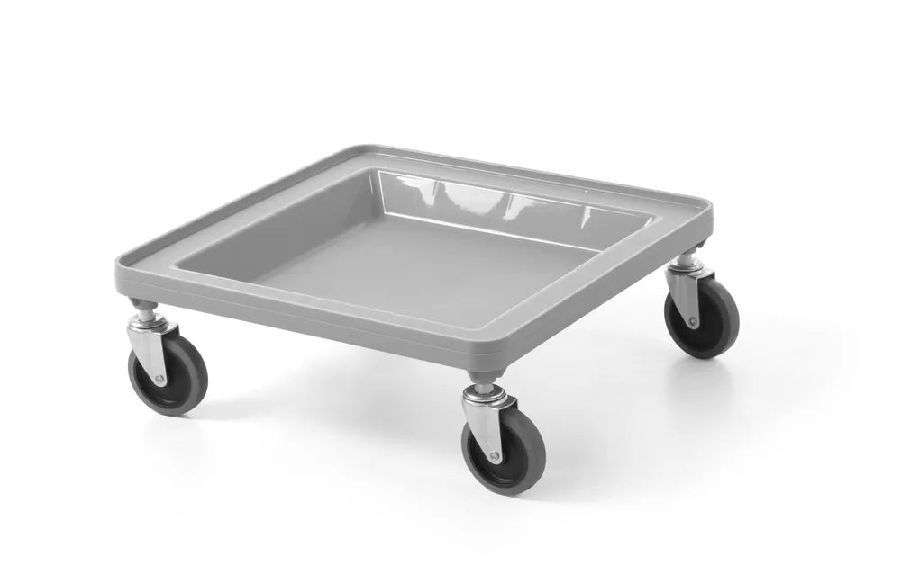 Fahrgestell für Universal-Regale 500×500 mm, AmerBox, Hellgrau, 500x500x(H)180mm