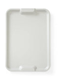 Serviertablett Euronorm mit Griff, HENDI, Hellgrau, 530x370x(H)28mm