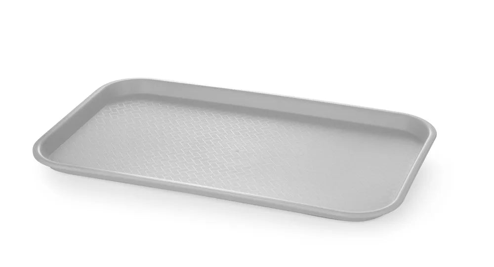 Fast-Food-Tablett GN 1/1 Polypropylen, AmerBox, GN 1/1, Hellgrau, 530x325x(H)20mm