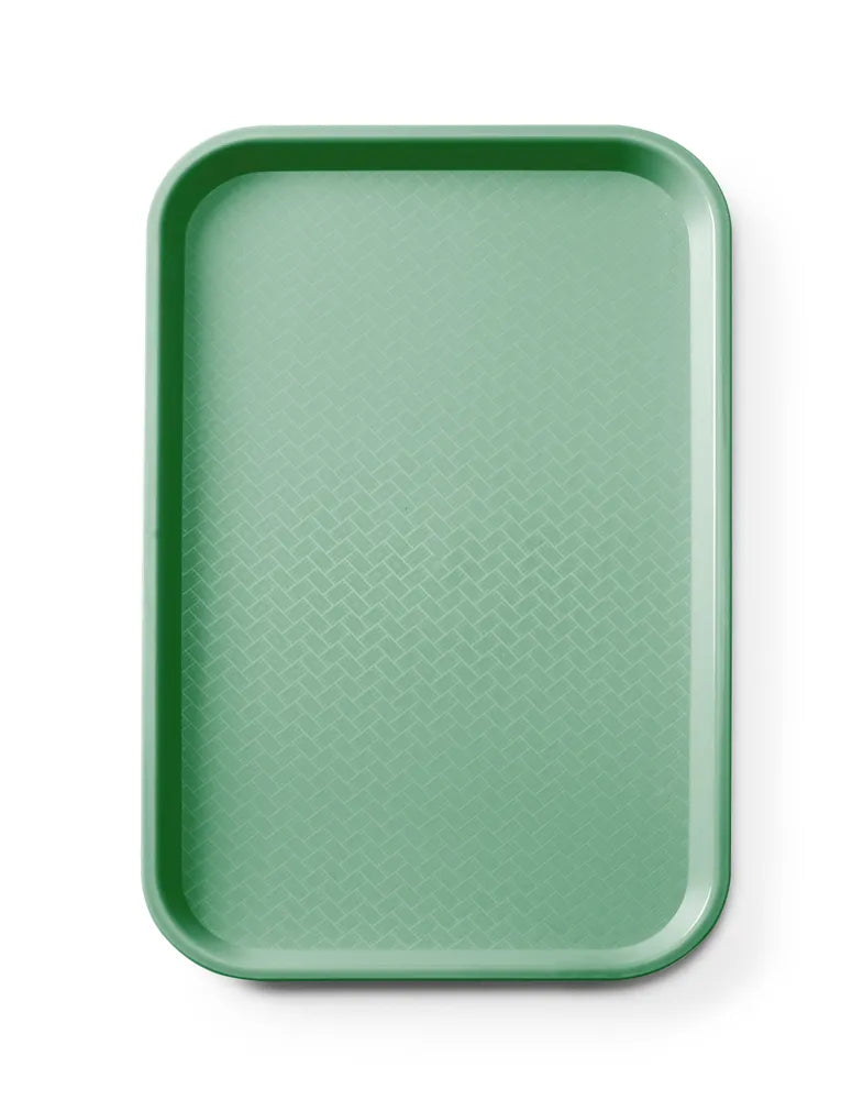 Fast-Food-Tablett GN 1/1 Polypropylen, AmerBox, GN 1/1, Grün, 530x325x(H)20mm