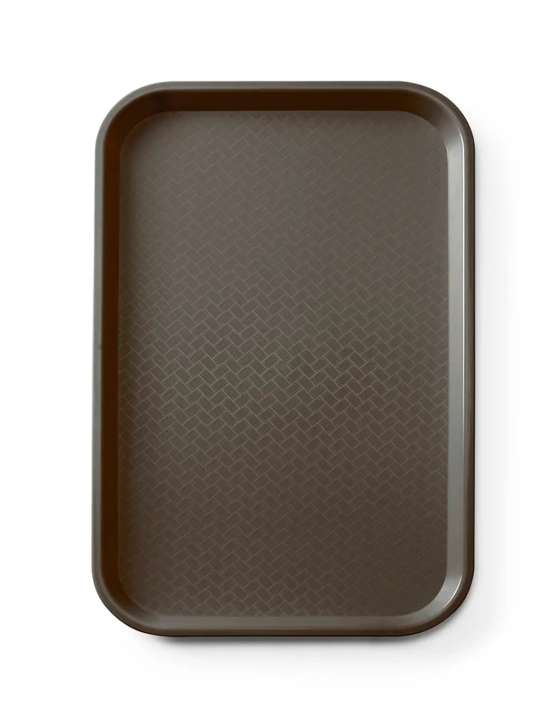 Fast-Food-Tablett GN 1/1 Polypropylen, AmerBox, GN 1/1, Braun, 530x325x(H)20mm