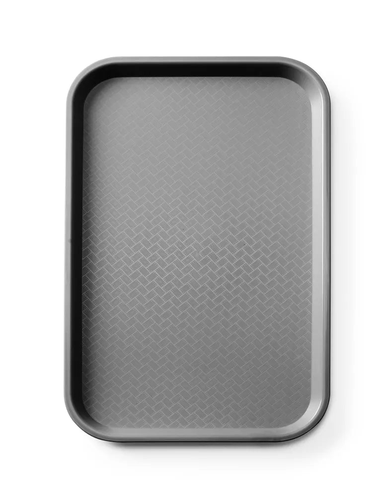 Fast-Food-Tablett GN 1/1 Polypropylen, AmerBox, GN 1/1, Schwarz, 530x325x(H)20mm