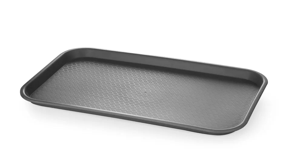 Fast-Food-Tablett GN 1/1 Polypropylen, AmerBox, GN 1/1, Hellgrau, 530x325x(H)20mm