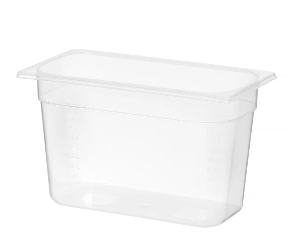Gastronorm-Behälter 1/3, HENDI, Profi Line, GN 1/3, 3,5L, Transparent, 325x176x(H)100mm