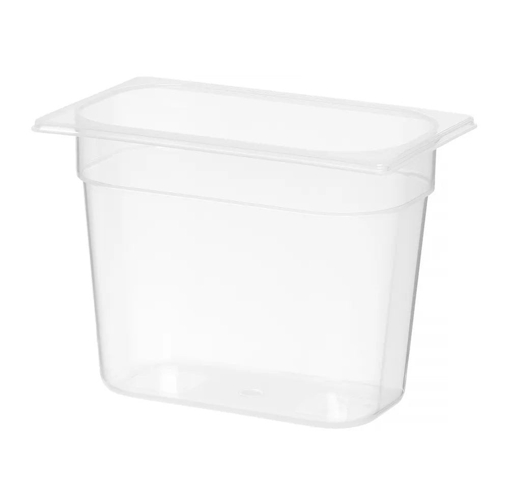 Gastronorm-Behälter 1/4, HENDI, Profi Line, GN 1/4, 4,5L, Transparent, 265x162x(H)200mm