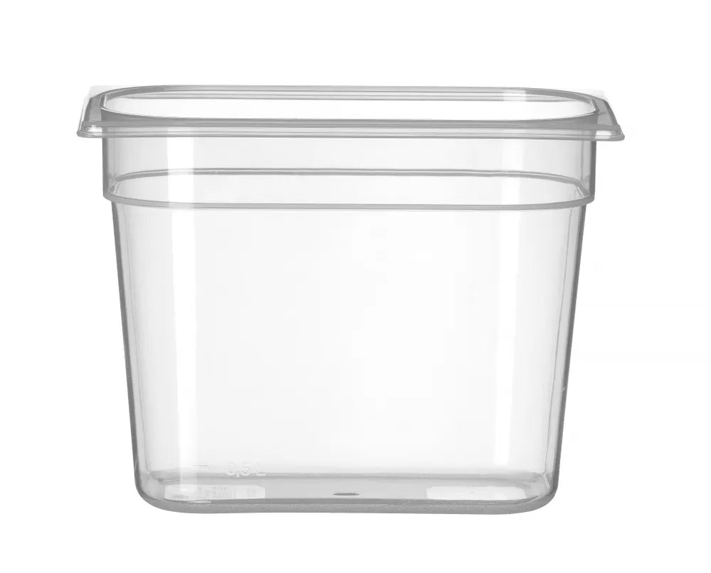 Gastronorm-Behälter 1/4, HENDI, Profi Line, GN 1/4, 2L, Transparent, 265x162x(H)100mm