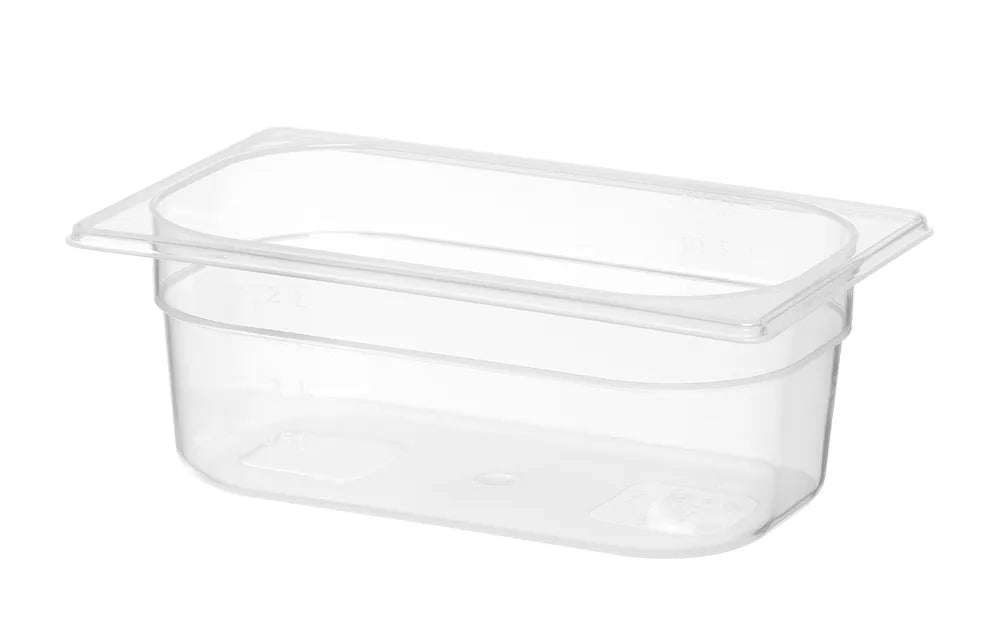 Gastronorm-Behälter 1/4, HENDI, Profi Line, GN 1/4, 2L, Transparent, 265x162x(H)100mm