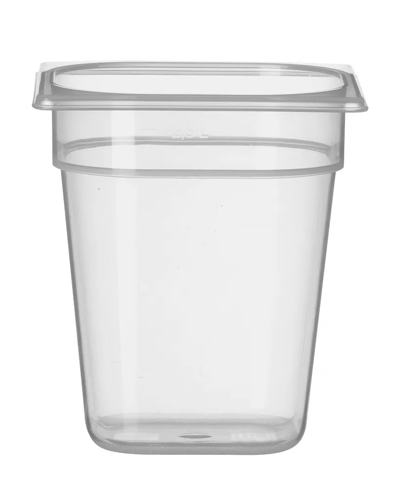 Gastronorm-Behälter 1/6, HENDI, Profi Line, GN 1/6, 1,5L, Transparent, 176x162x(H)100mm