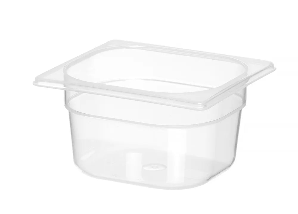 Gastronorm-Behälter 1/6, HENDI, Profi Line, GN 1/6, 1,5L, Transparent, 176x162x(H)100mm