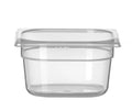 Gastronorm-Behälter 1/6, HENDI, Profi Line, GN 1/6, 1,5L, Transparent, 176x162x(H)100mm