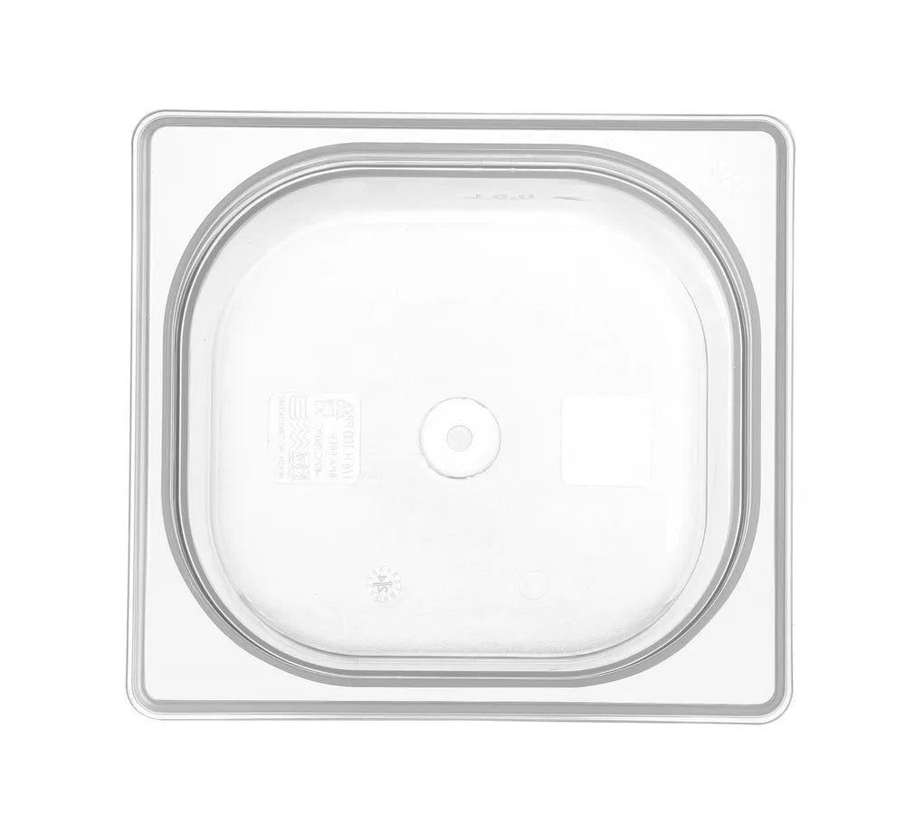 Gastronorm-Behälter 1/6, HENDI, Profi Line, GN 1/6, 1,5L, Transparent, 176x162x(H)100mm
