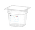 Gastronorm-Behälter 1/6, HENDI, GN 1/6, 2,4L, Transparent, 176x162x(H)150mm