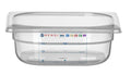 Gastronorm-Behälter 1/6, HENDI, GN 1/6, 1L, Transparent, 176x162x(H)65mm