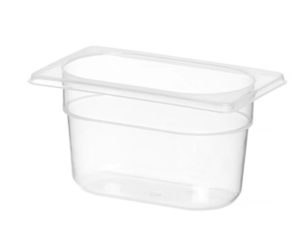 Gastronorm-Behälter 1/9, HENDI, Profi Line, 1,0, GN 1/9, 0,75L, Transparent, 176x108x(H)100mm