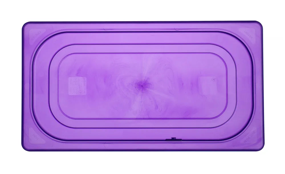 Gastronorm-Deckel violett, HENDI, GN 1/3, Violett, 325x176mm
