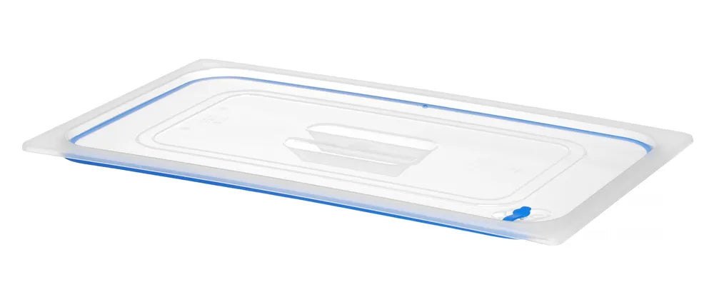 Gastronorm Deckel, luftdicht verschließbar, HENDI, GN 1/4, Transparent, 265x162mm