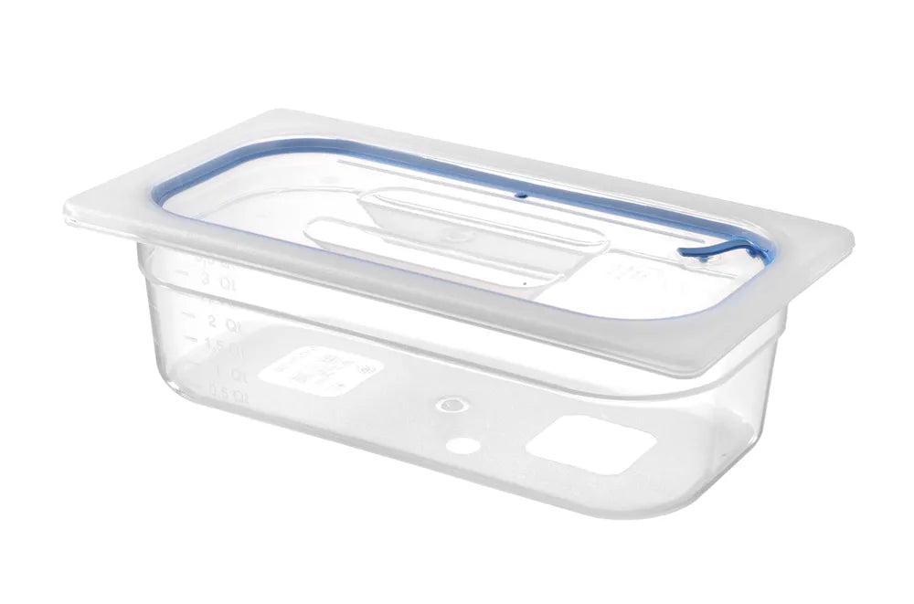 Gastronorm Deckel, luftdicht verschließbar, HENDI, GN 1/3, Transparent, 325x176mm