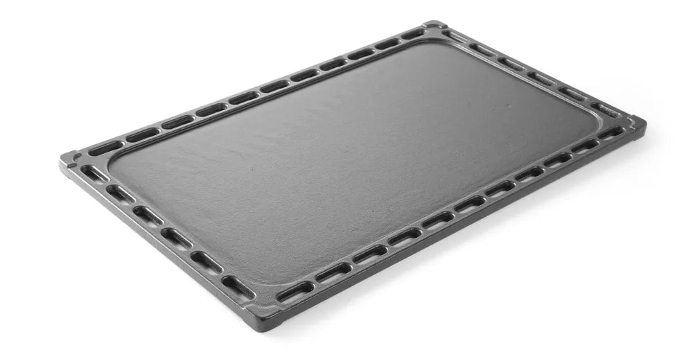 Gusseisen-Grillplatte, HENDI, GN 1/1, 325x530mm