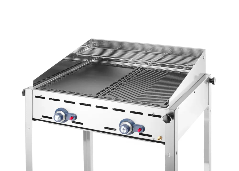 Gusseisen-Grillplatte, HENDI, GN 1/1, 325x530mm
