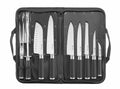 Messerset, 9-teilig, HENDI, Schwarz, 445x260x(H)65mm