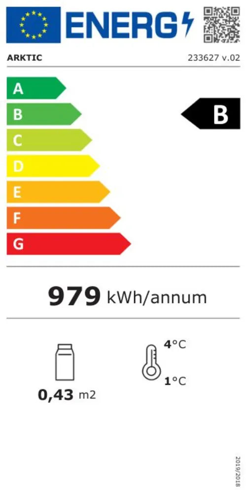 Aufsatz-Kühlvitrine 58 Liter, Arktic, schwarz, 230V/170W, 452x406x(H)830mm