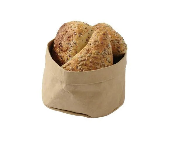 Brottasche aus Papier, HENDI, Beige, 170x170x(H)150mm