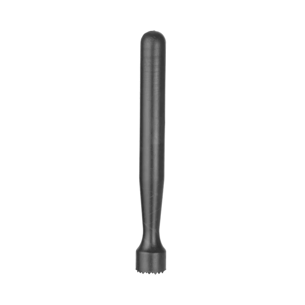 Cocktail-Stößel, BarUp, gezahnt, Schwarz, ⌀34x207mm