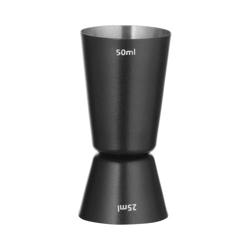 Barmaß 25/50 ml, BarUp, Schwarz, ⌀45x(H)86mm