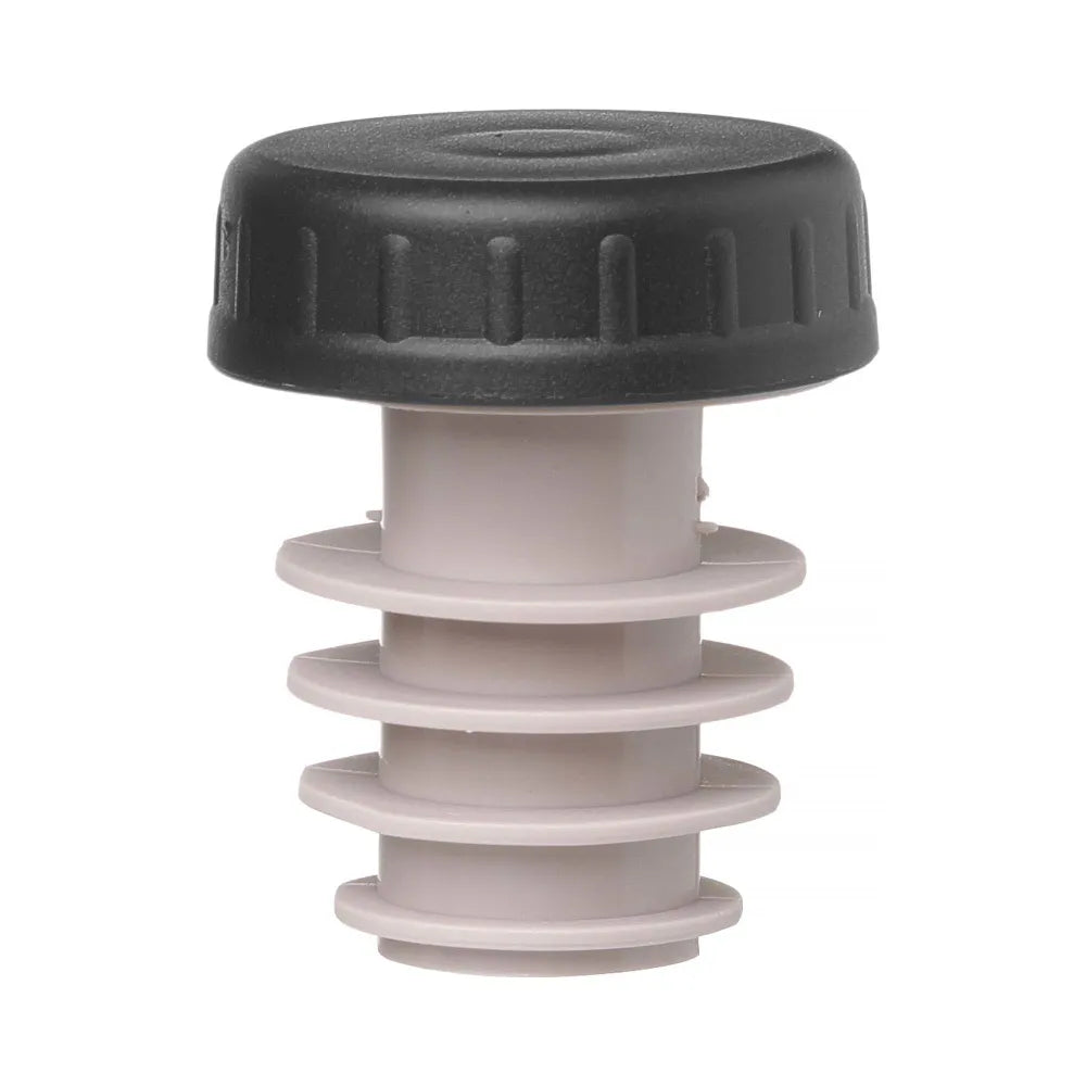 Verschluss mit Kappe, BarUp, Schwarz, 6 Stk., ⌀30x(H)37mm